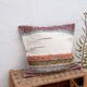 Handwoven cushion cover made from recycled cotton