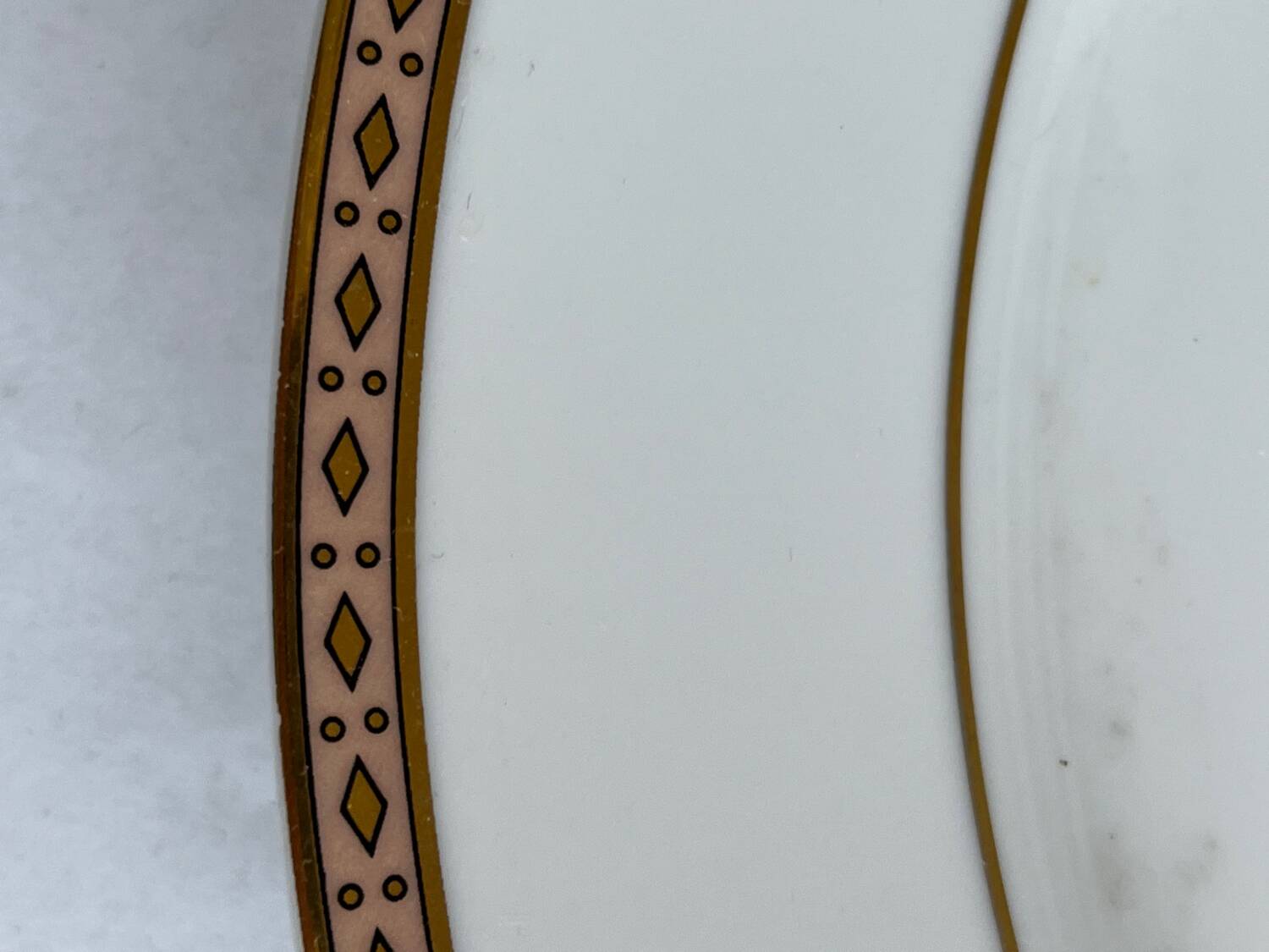 2 large fine porcelain serving dishes