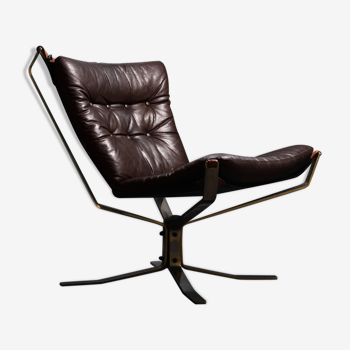 Fauteuil Falcon Chair de Sigurd Ressell circa 1970