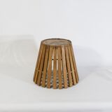 Scandinavian basket in vintage wood, 1960