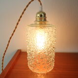 Glass hand lamp
