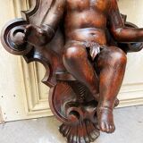 Pair of console sconces with putti of the Napoleon III period