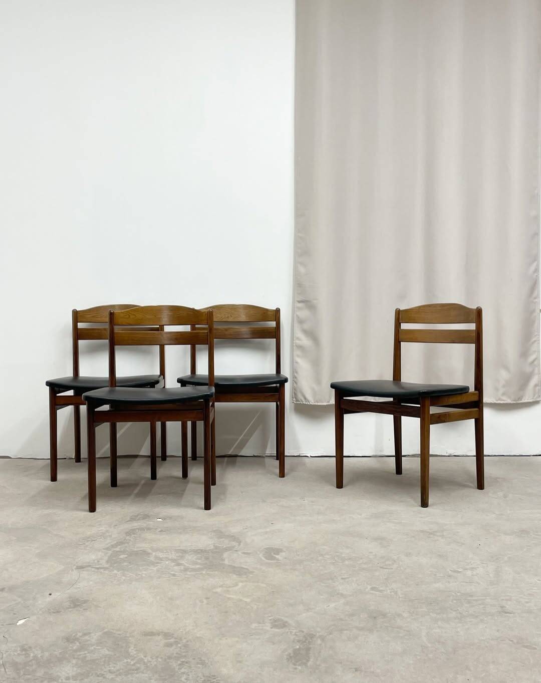 4 Danish chairs in Rio rosewood