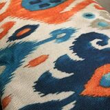 Long cushion bohemian ethnic motifs