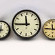 Industrial railway clock by Pragotron, 1960s