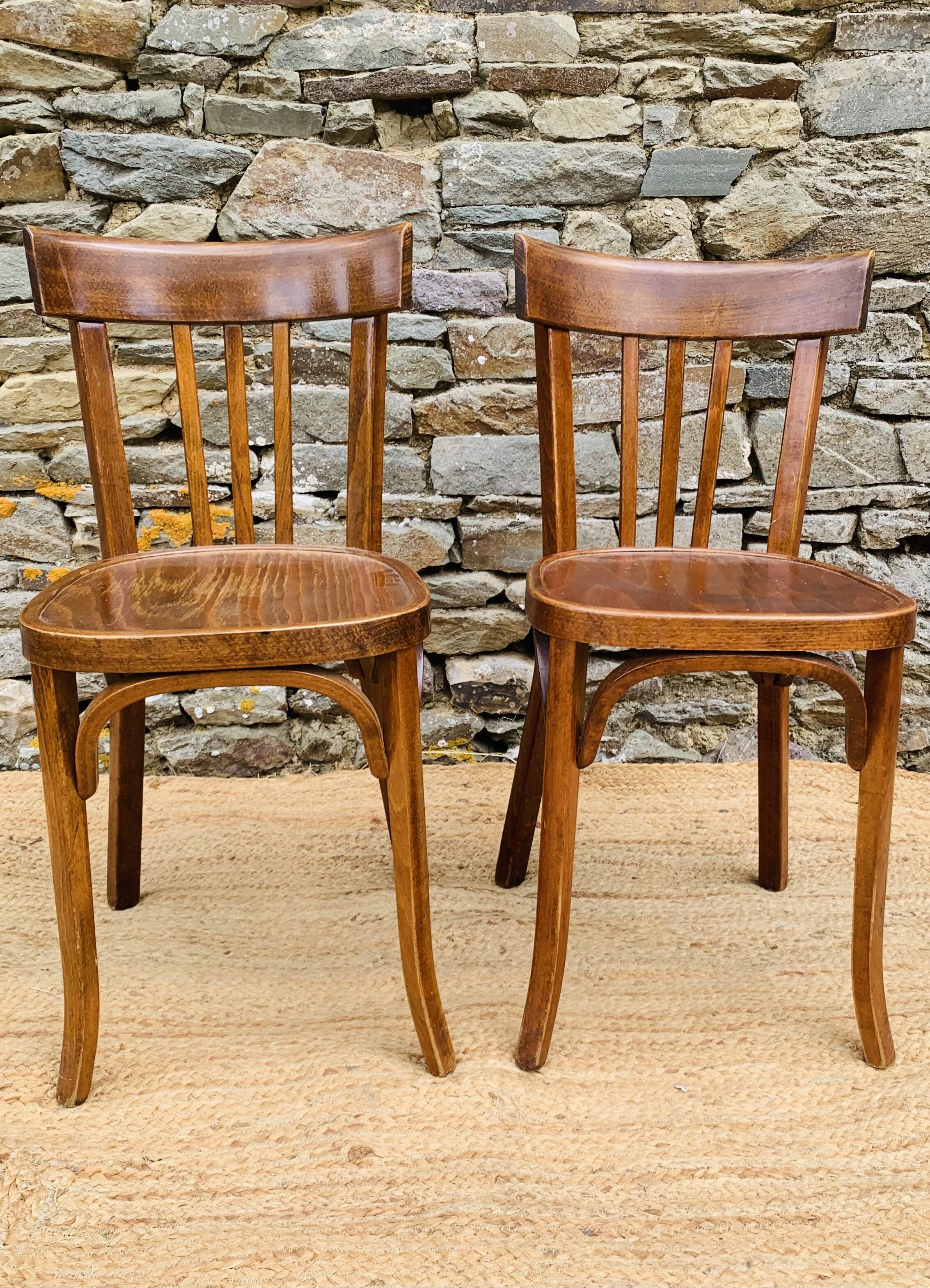 Paire de chaises bistrot Baumann