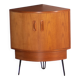 Retro teak 1960s g plan fresco corner unit bar drinks cabinet on hairpin legs