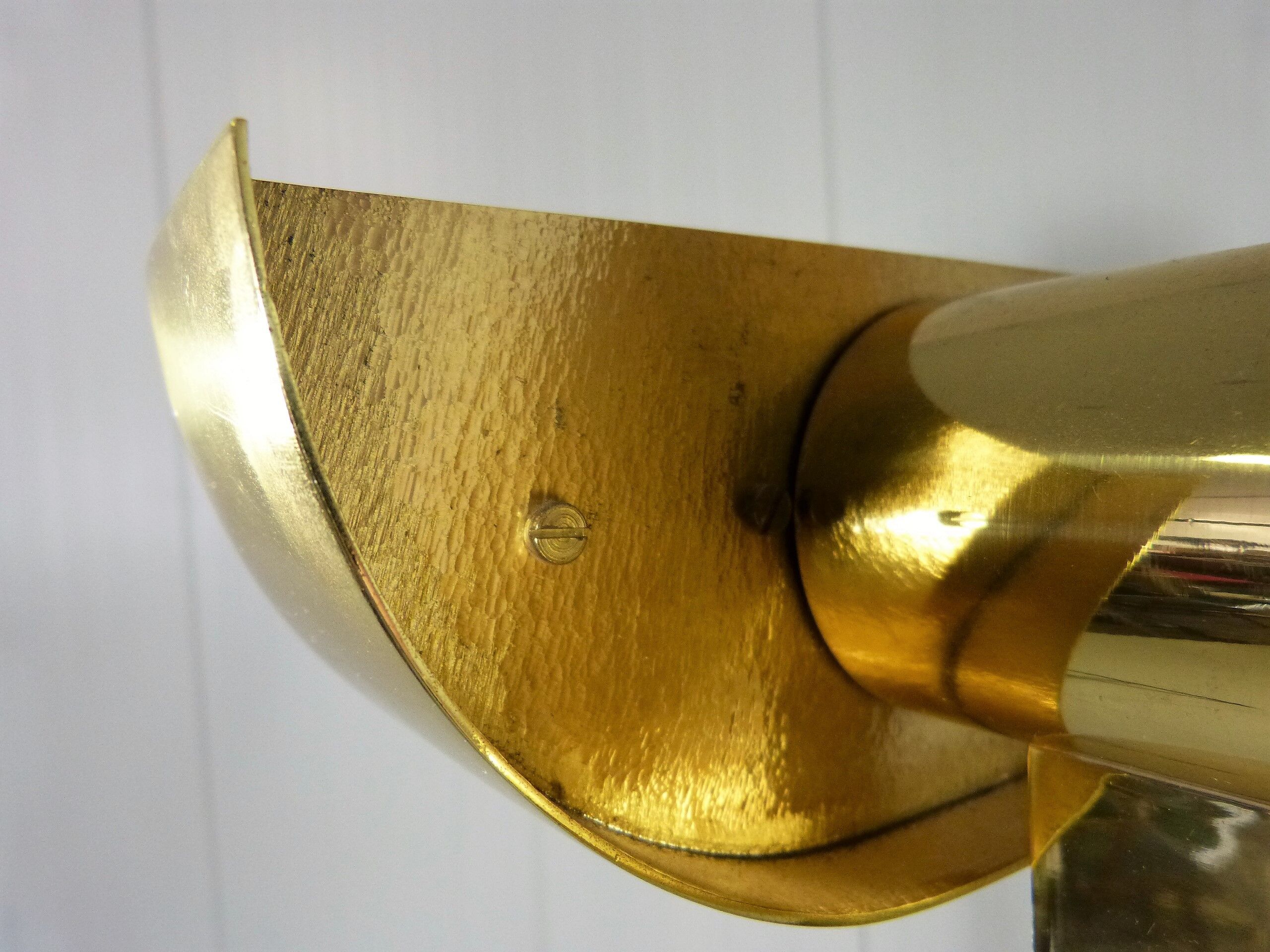 Brass floor lamp by Lumi italy 1970
