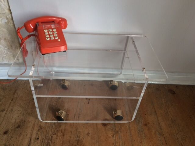 Table basse plexiglas de Marais International