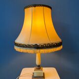 Table lamp with marble base