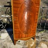 Flamed Mahogany Library in Regency style.