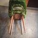 Beautiful wooden chair moumoutte 1960