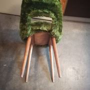 Beautiful wooden chair moumoutte 1960