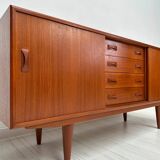 1960s Vintage Danish Mid-Century Teak Sideboard by Clausen & Søn