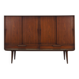 Enfilade en palissandre, design danois, années 1970, fabricant : Omann Jun