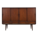 Rosewood highboard, Danish design, 1970s, manufacturer: Omann Jun