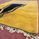Handwoven Berber rug in pure wool, size 100 x 200 cm