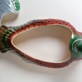Empty pocket duck Francesco Guarino slip majolica
