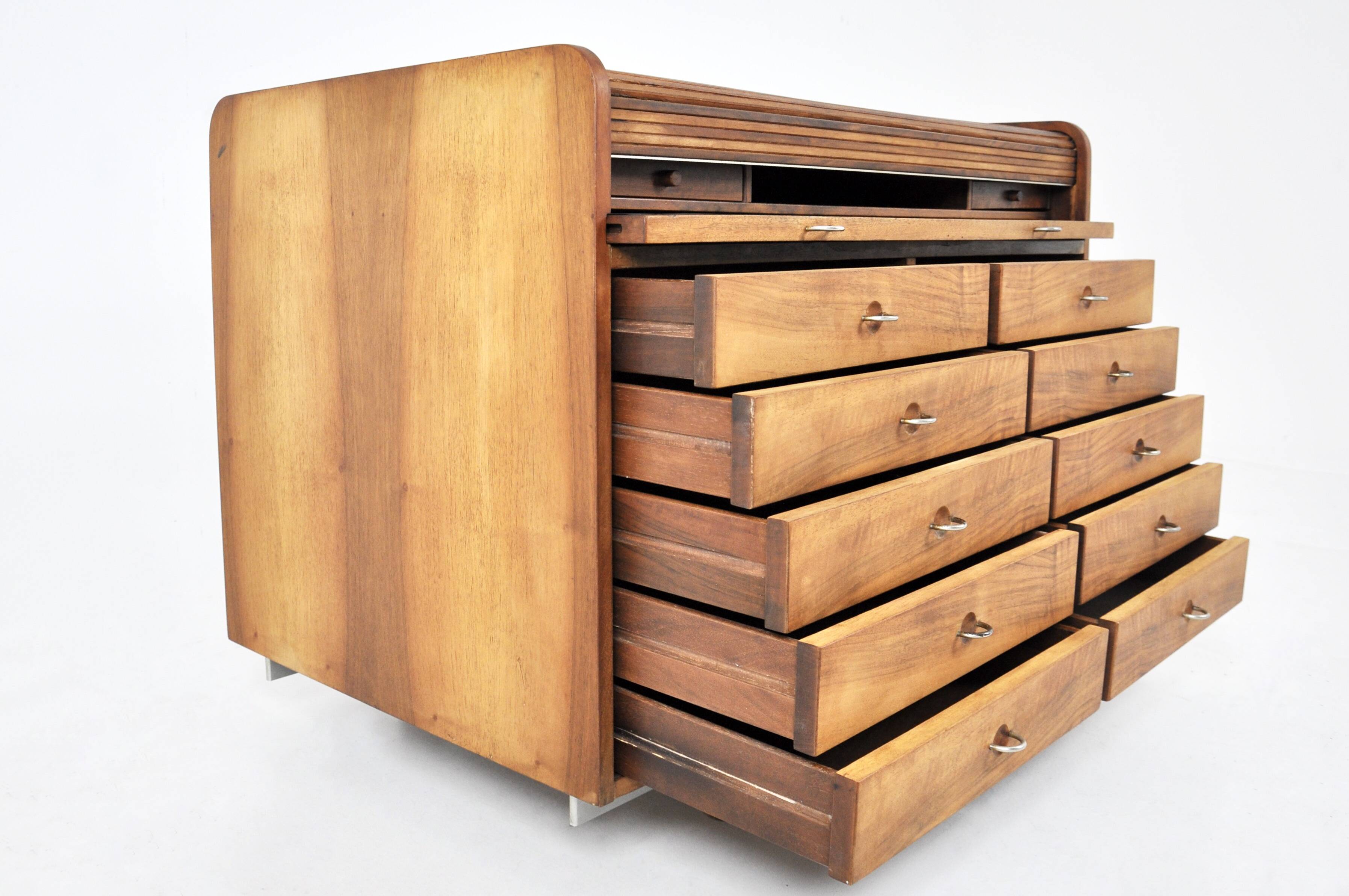 “804” desk by Gianfranco Frattini for Bernini, 1960s