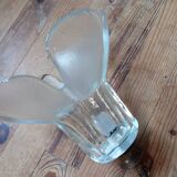 Flower petal glass pendant light, vintage Murano style