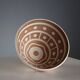 Vintage ceramic bowl with Zaccagnini glazes, Italy, 1940s-1950s.