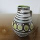 Green and grey ceramic pitcher 60s