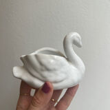 Porcelain swan