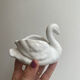 Porcelain swan