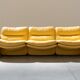 Salon en cuir par Ammainnati et Vitelli pour Brun vintage 1970