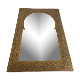 Brass mirror 27x39cm