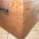 Old solid wooden chest