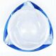 Plat bleu art deco c7f bohemia