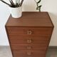 Vintage chest of drawers from the 1960s.
