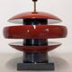 Earthenware lamp base by François Chatain, France circa 1980