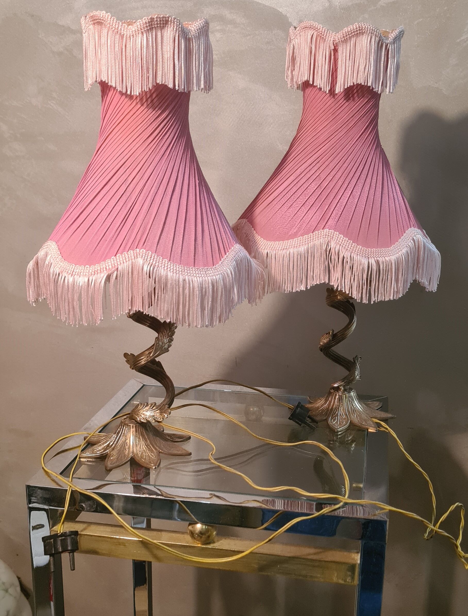 2 bedside lamps 1900