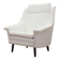 White armchair, Danish design, 1970s, production: Denmark