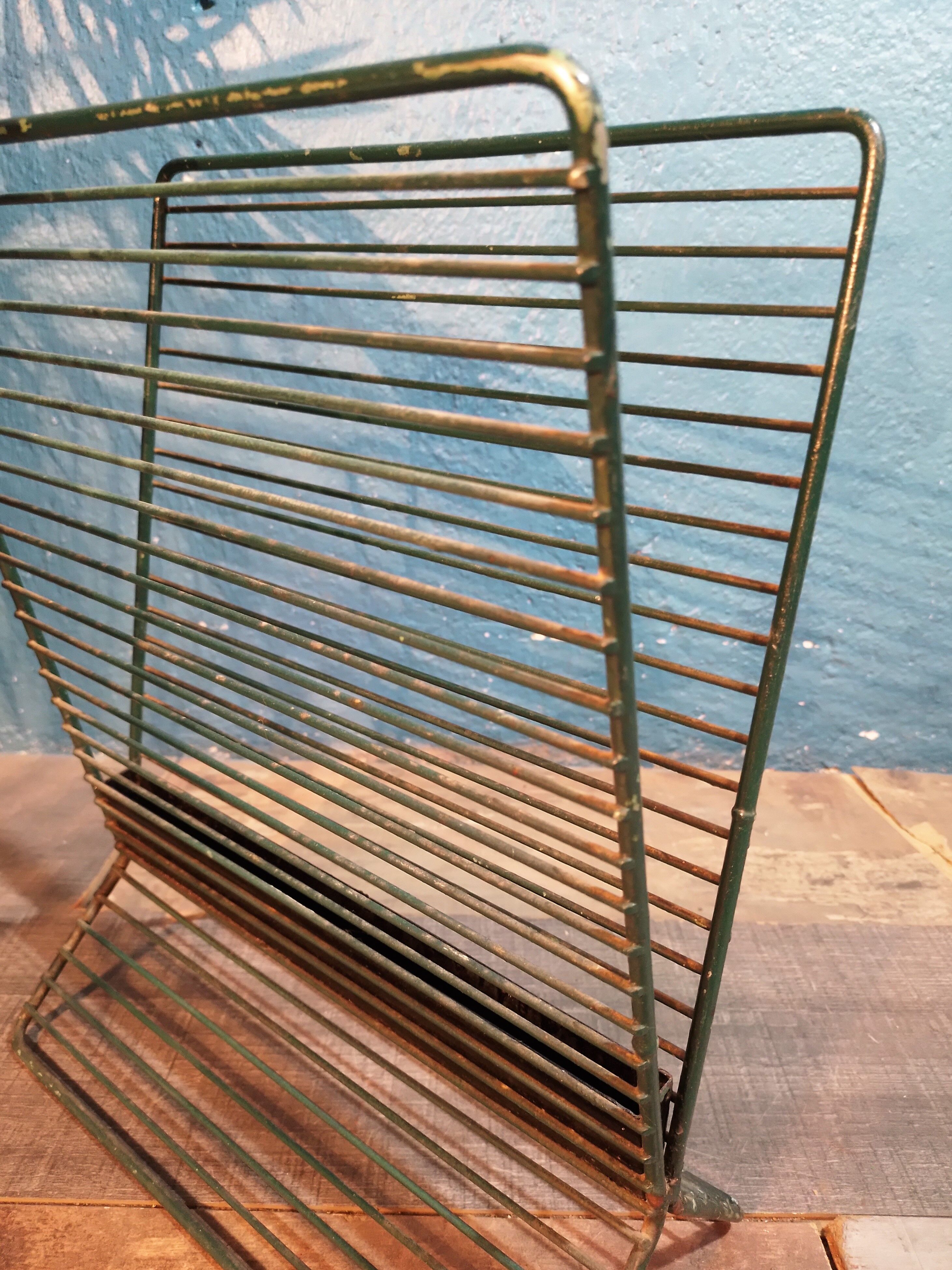 Metal magazine holder 1950s