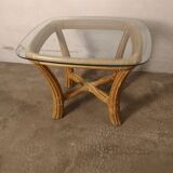 Table basse en rotin