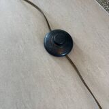 Vintage floor lamp with plastic shade, unique piece