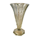 Art deco vase in grey glass