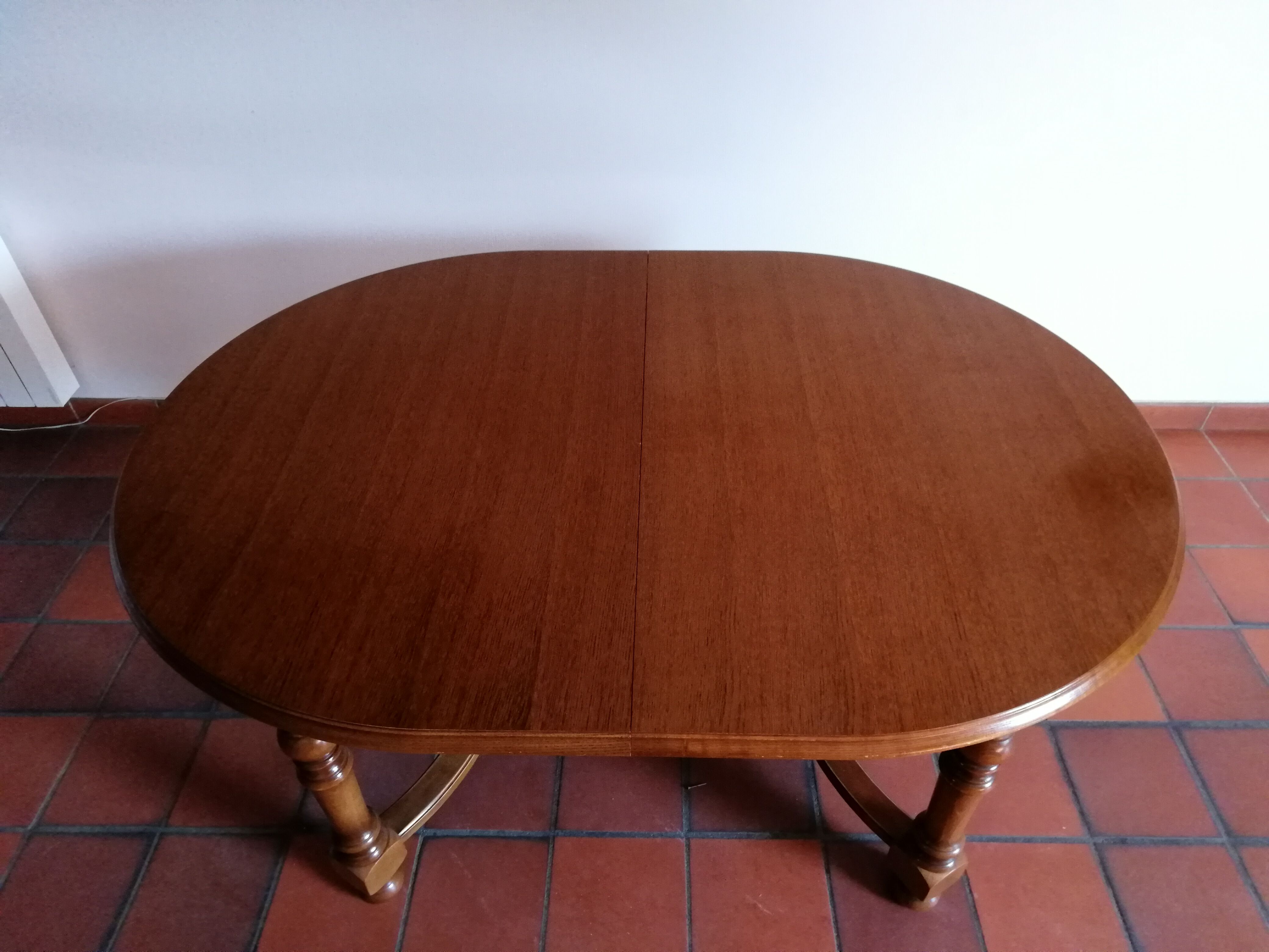 Solid wood dining table