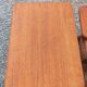 Set of 3 nesting tables in Scandinavian style made of teak from the 1970s.