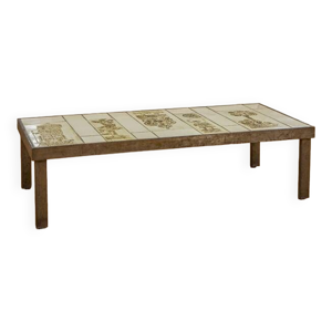 Table basse vintage en - capron