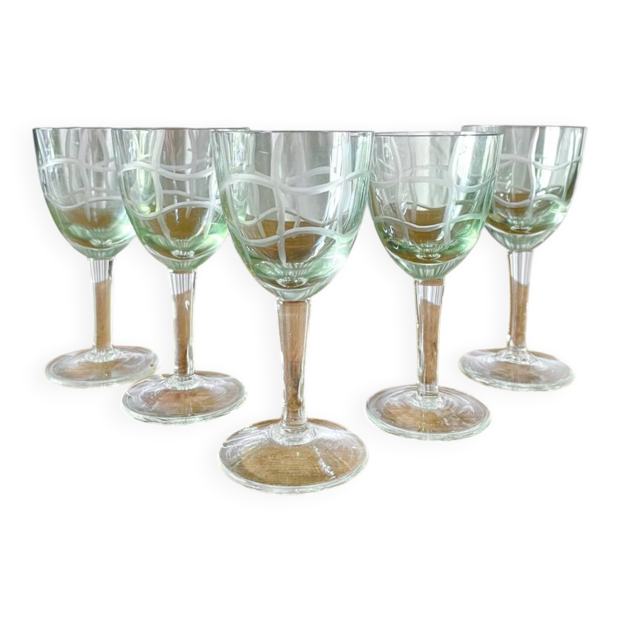 Verres Art déco