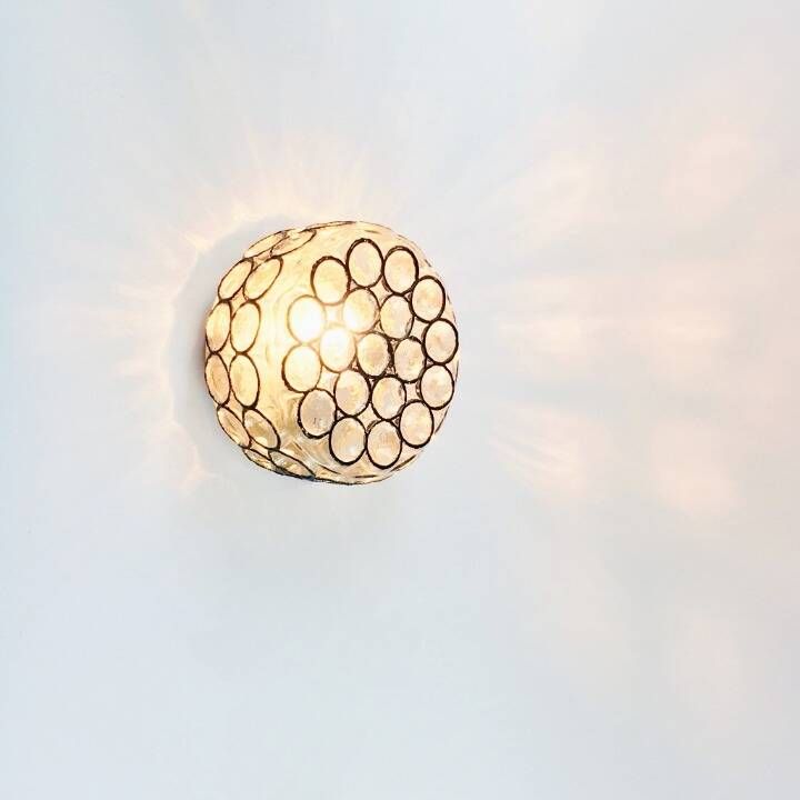 Mid-Century Modern Glass Wall Light from Limburg, Germany, 1960s/1970s