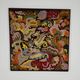 Original French hand-embroidered textile – Griffin & floral design – c.1930–1940