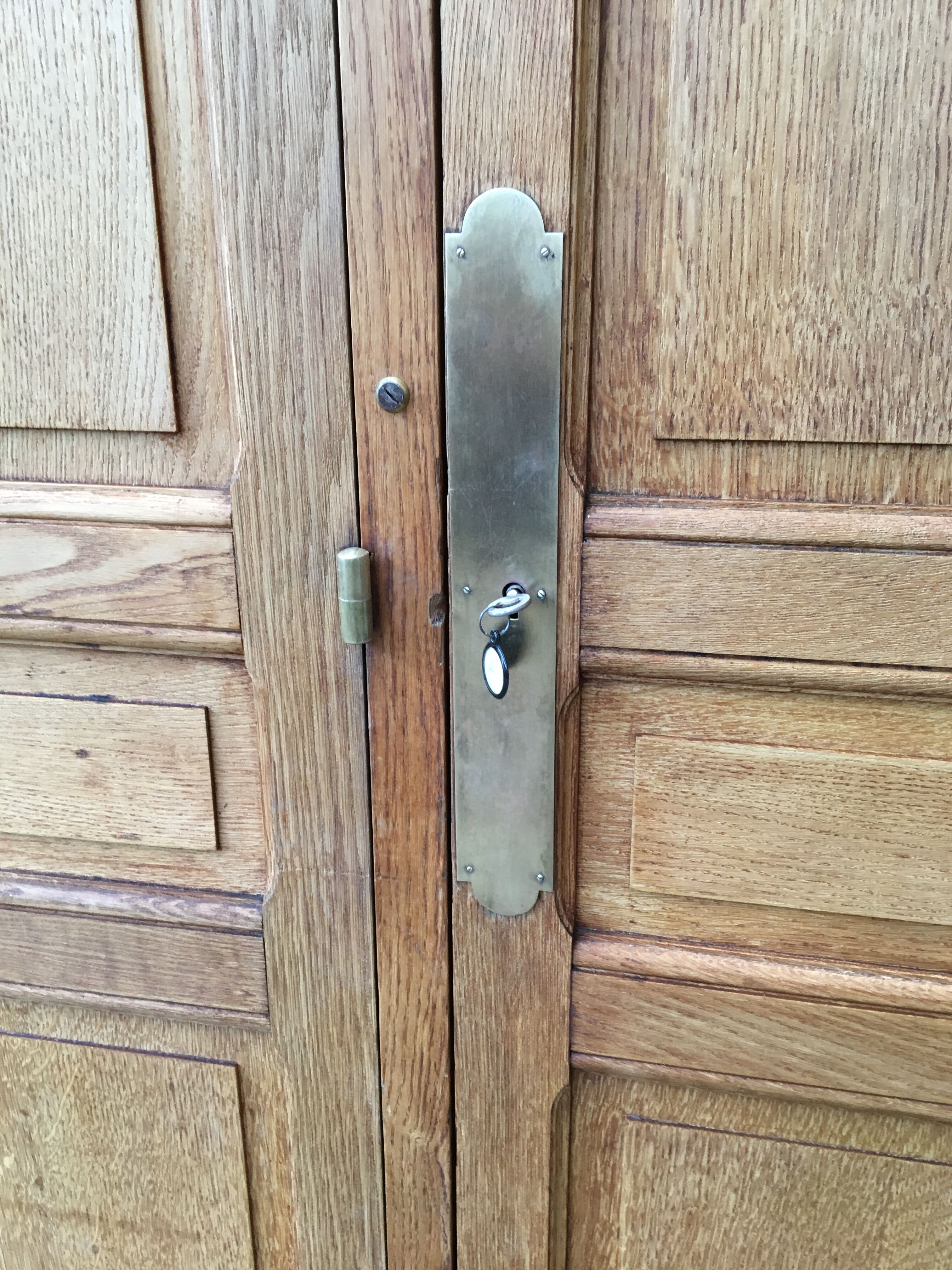30s Oak cloakroom from the national bank in France