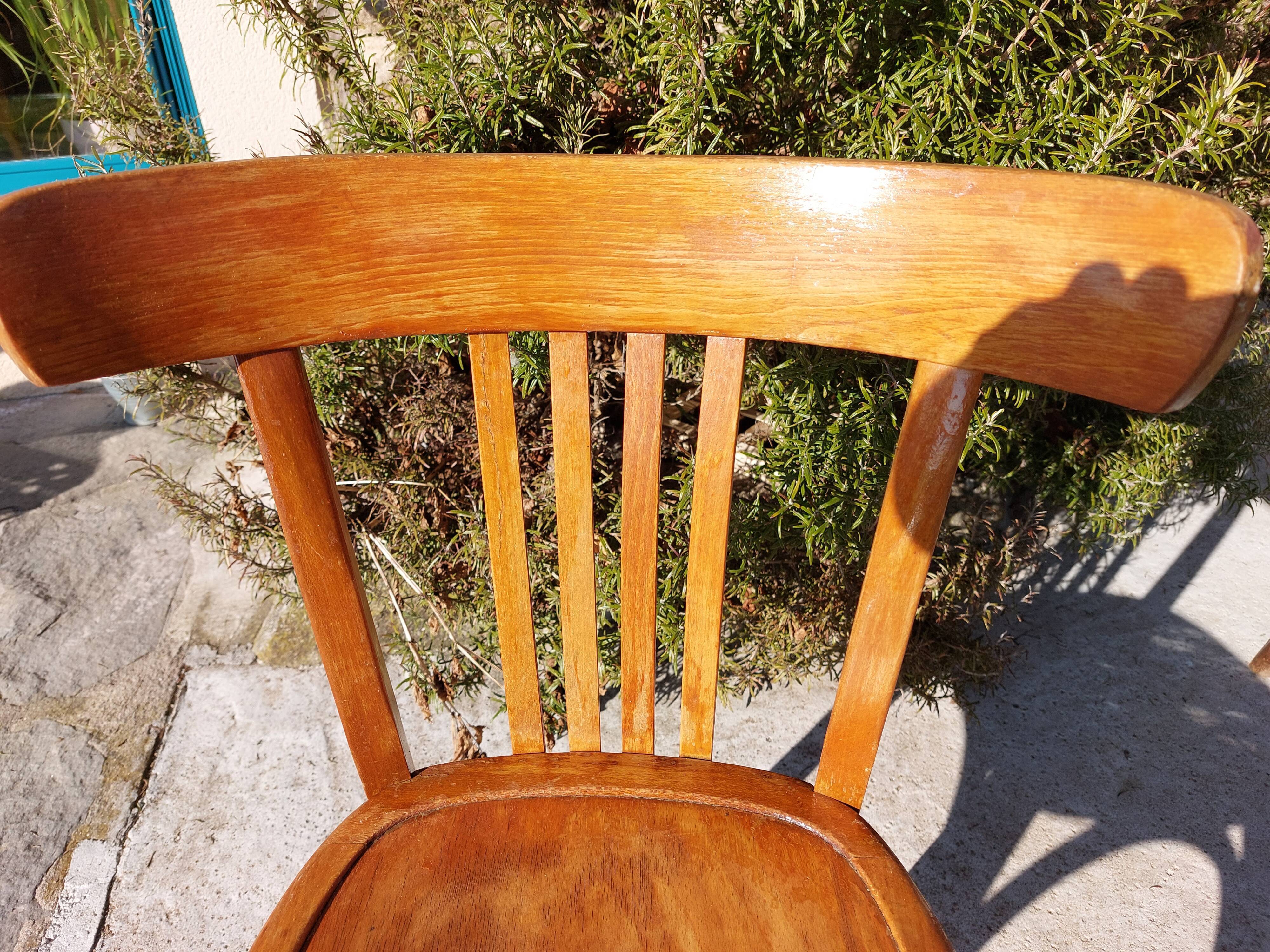 golden oak Stella chair