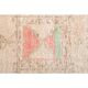 Vintage Turkish Hand-Knotted Wool Cotton Beige Runner Rug 111x305