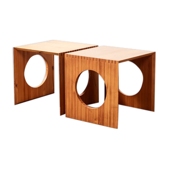 Jens Quistgaard Cube Tables for Richard Nissen Denmark 1970